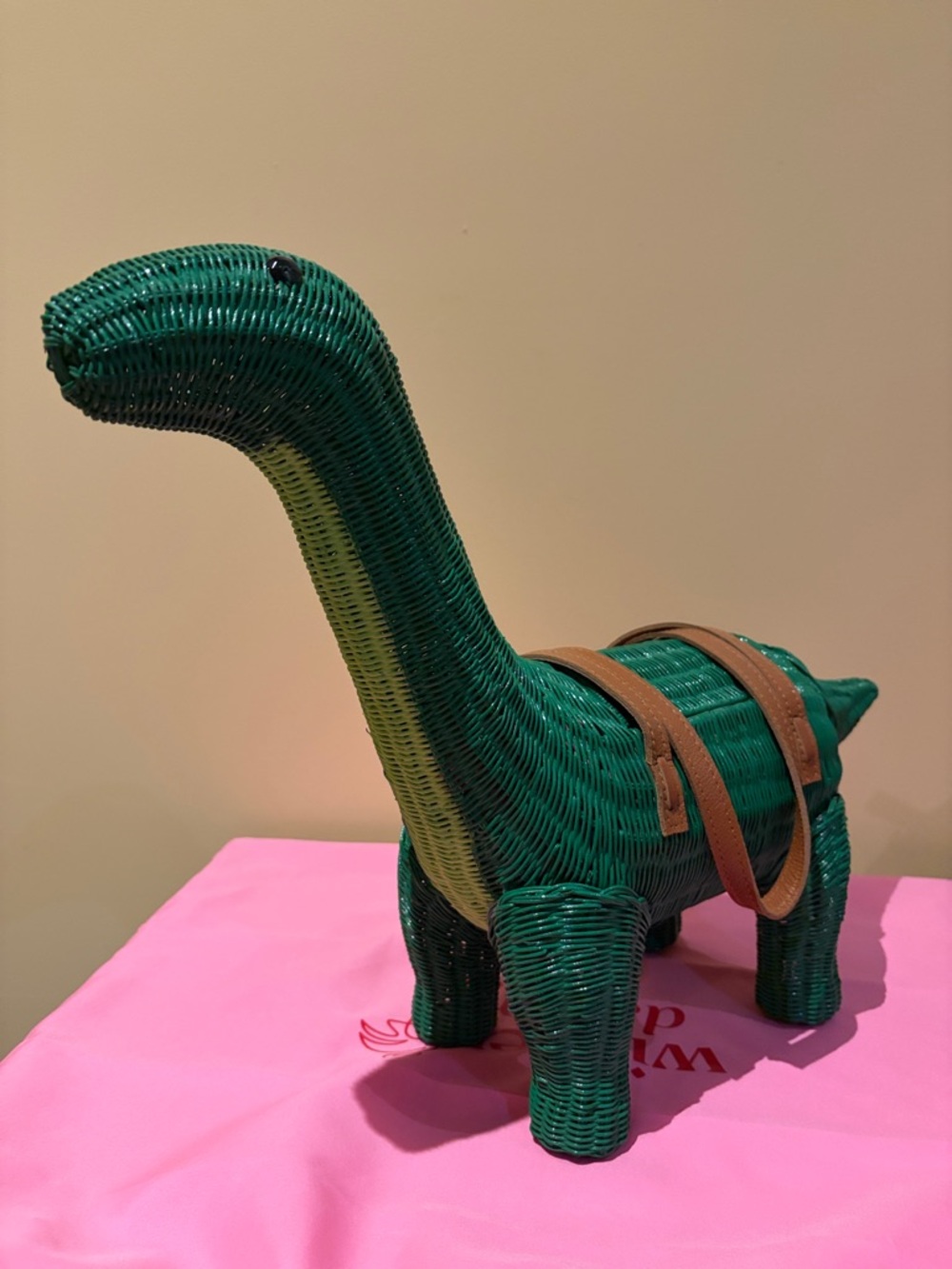 Wicker Darling Charlotte Brontosaurus Dinosaur Bag - Picture 3 of 8